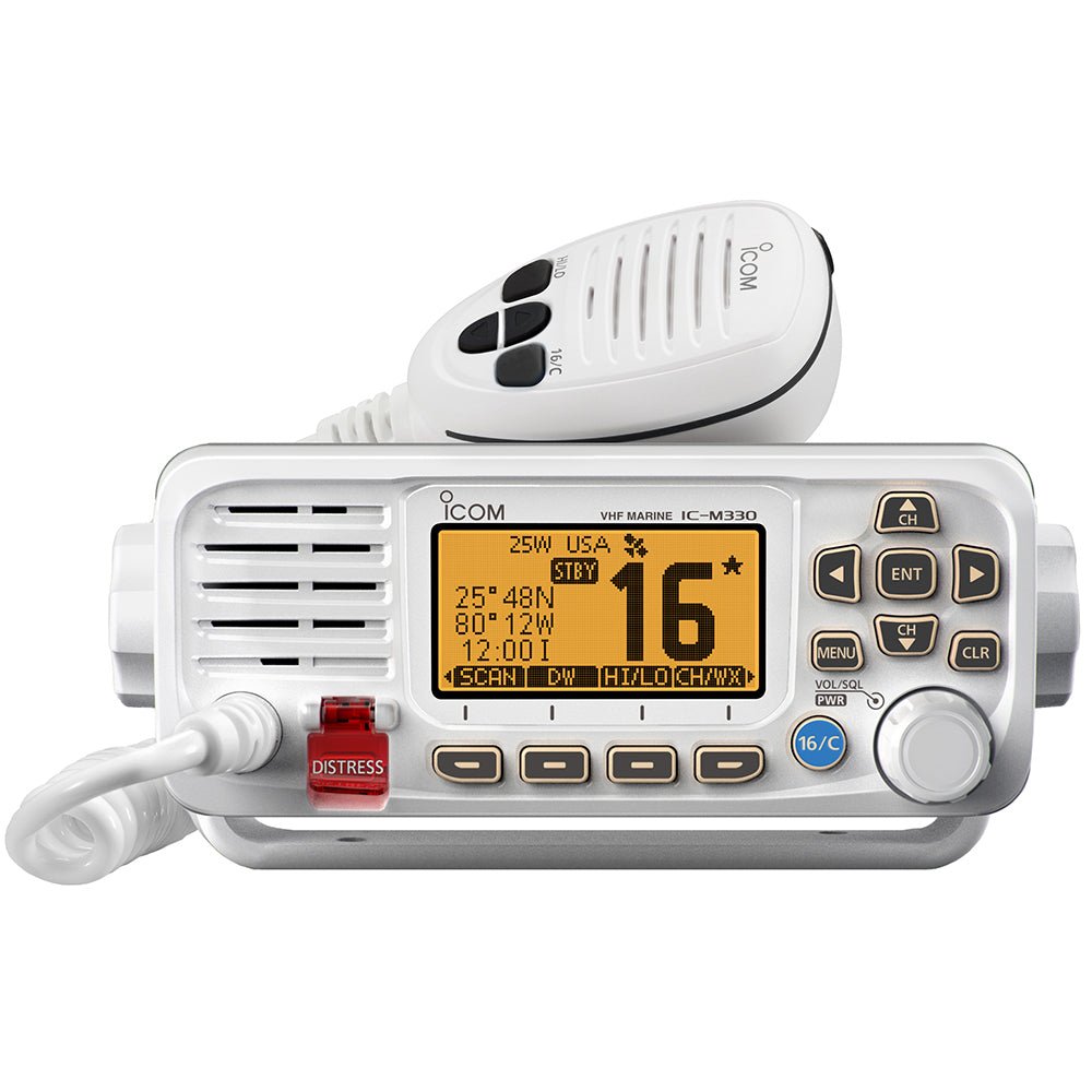 Icom M330 VHF Radio Compact w/GPS - White - M330 81 - CW89512 - Avanquil
