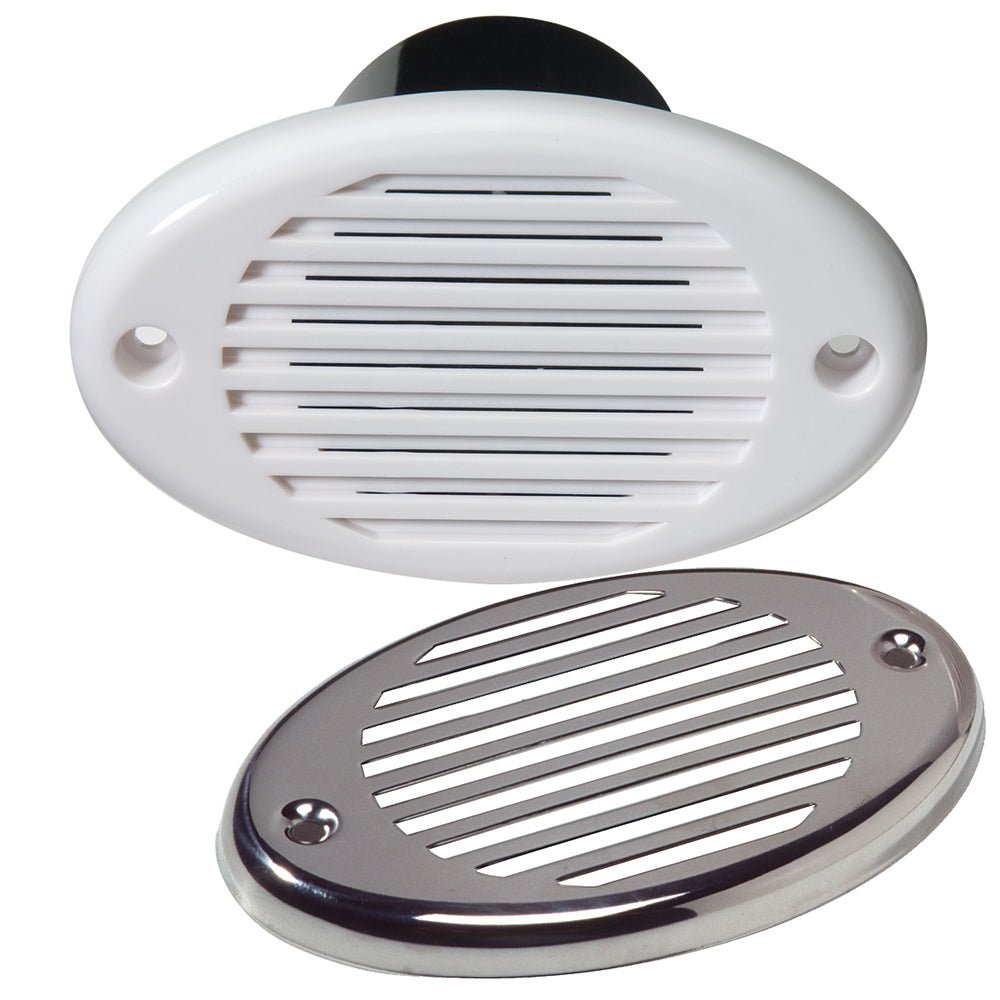 Innovative Lighting Marine Hidden Horn - White w/Stainless Steel Overlay - 540-0101-7 - CW70422 - Avanquil