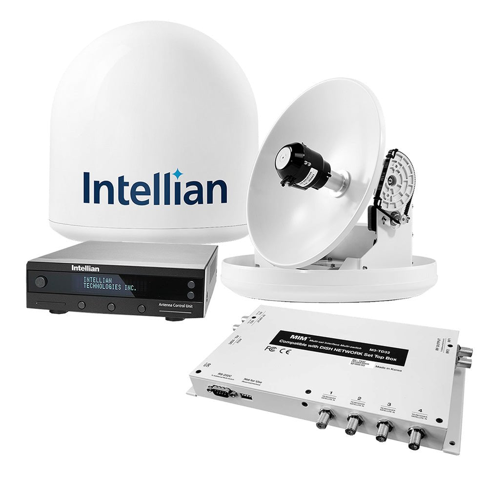Intellian i2 US System w/DISH/Bell MIM-2 (w/3M RG6 Cable) & 15M RG6 Cable - B4-209DN2 - CW94214 - Avanquil