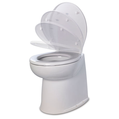 Jabsco 17" Deluxe Flush Fresh Water Electric Toilet w/Soft Close Lid - 12V - 58040-3012 - CW59939 - Avanquil