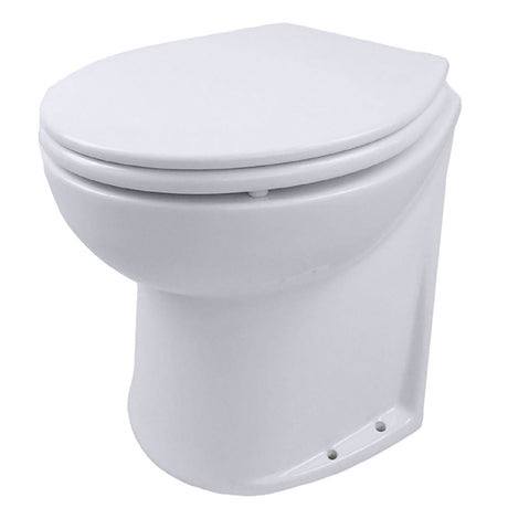 Jabsco Deluxe Flush 14" Slant Back 12V Electric Toilet w/Intake Pump - 58260-1012 - CW73190 - Avanquil