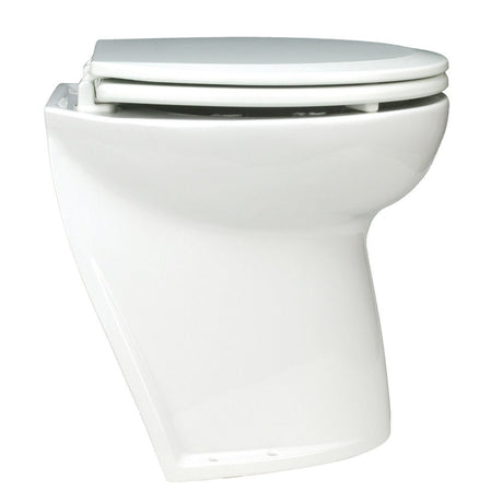 Jabsco Deluxe Flush Electric Toilet - Fresh Water - Angled Back - 58020-1012 - CW31472 - Avanquil
