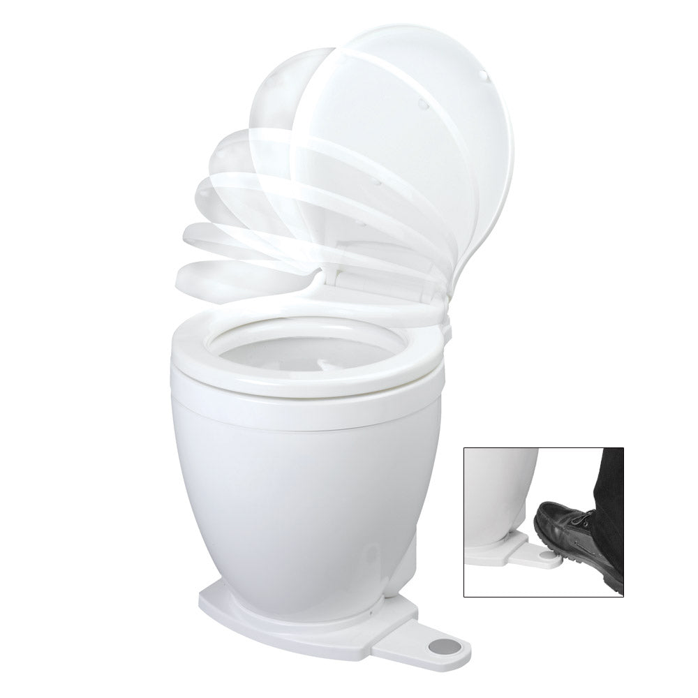 Jabsco Lite Flush Electric 12V Toilet w/Footswitch - 58500-0012 - CW37220 - Avanquil