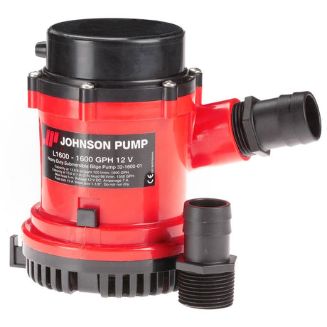 Johnson Pump 1600 GPH Bilge Pump 1-1/8" Hose 12V - 16004-00 - CW38955 - Avanquil