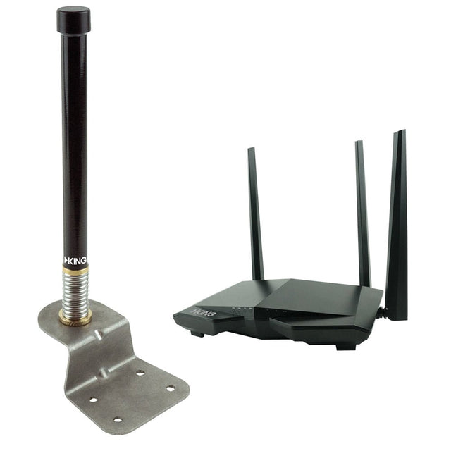 KING Swift™ Omnidirectional Wi-Fi Antenna w/KING WiFiMax™ Router/Range Extender - KS1000 - CW73414 - Avanquil