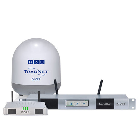 KVH TracNet™ H30 Ku-Band Antenna w/TracNet Hub - 01-0432-11 - CW95791 - Avanquil