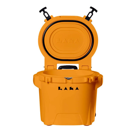 LAKA Coolers 30 Qt Cooler w/Telescoping Handle & Wheels - Orange - 1086 - CW97582 - Avanquil