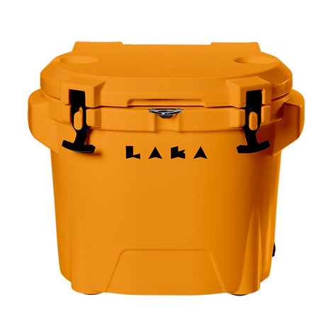 LAKA Coolers 30 Qt Cooler w/Telescoping Handle & Wheels - Orange - 1086 - CW97582 - Avanquil