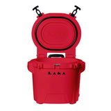 LAKA Coolers 30 Qt Cooler w/Telescoping Handle & Wheels - Red - 1089 - CW97580 - Avanquil