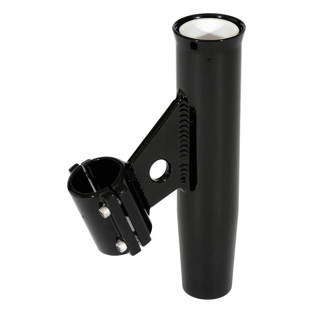 Lee's Clamp-On Rod Holder - Black Aluminum - Vertical Mount - Fits 1.660 O.D. Pipe - RA5003BK - CW59869 - Avanquil