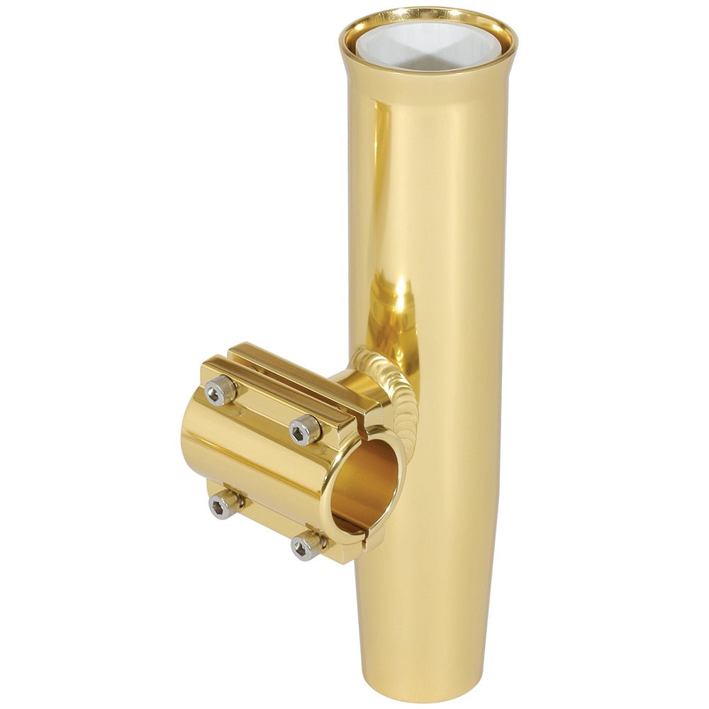 Lee's Clamp-On Rod Holder - Gold Aluminum - Horizontal Mount - Fits 1.660" O.D. Pipe - RA5203GL - CW31288 - Avanquil