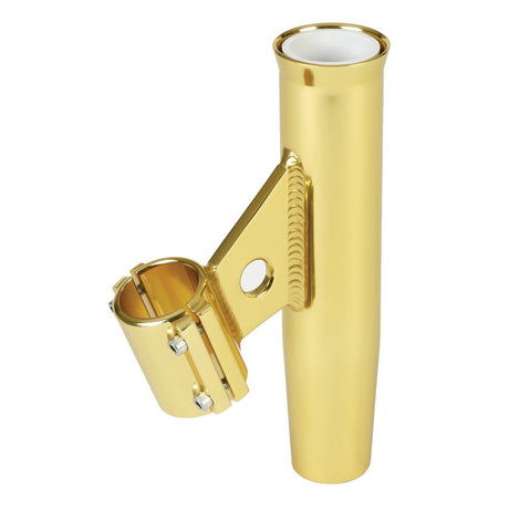 Lee's Clamp-On Rod Holder - Gold Aluminum - Vertical Mount - Fits 1.660" O.D. Pipe - RA5003GL - CW31278 - Avanquil