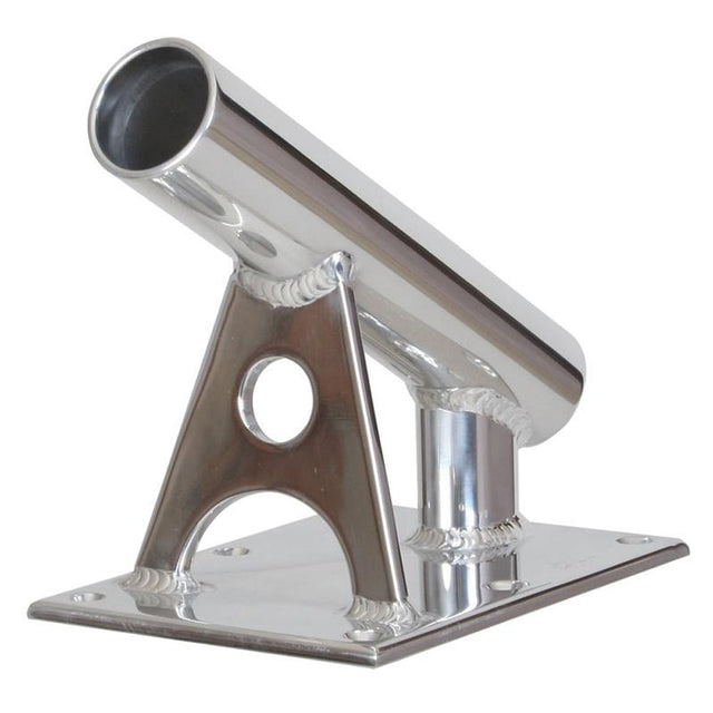 Lee's MX Pro Series Fixed Angle Center Rigger Holder - 30° - 1.5" ID - Bright Silver - MX7002CR - CW54866 - Avanquil