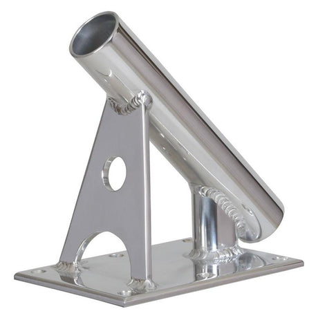 Lee's MX Pro Series Fixed Angle Center Rigger Holder - 45° - 1.5" ID - Bright Silver - MX7003CR - CW54867 - Avanquil
