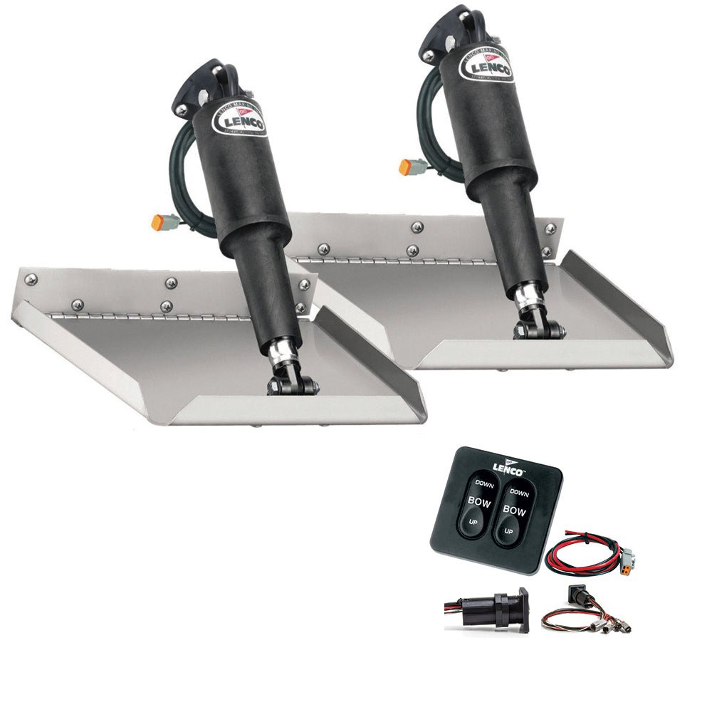 Lenco 12" x 18" Edgemount Kit w/Standard Tactile Switch Kit 12V - TT12X18E - CW29315 - Avanquil