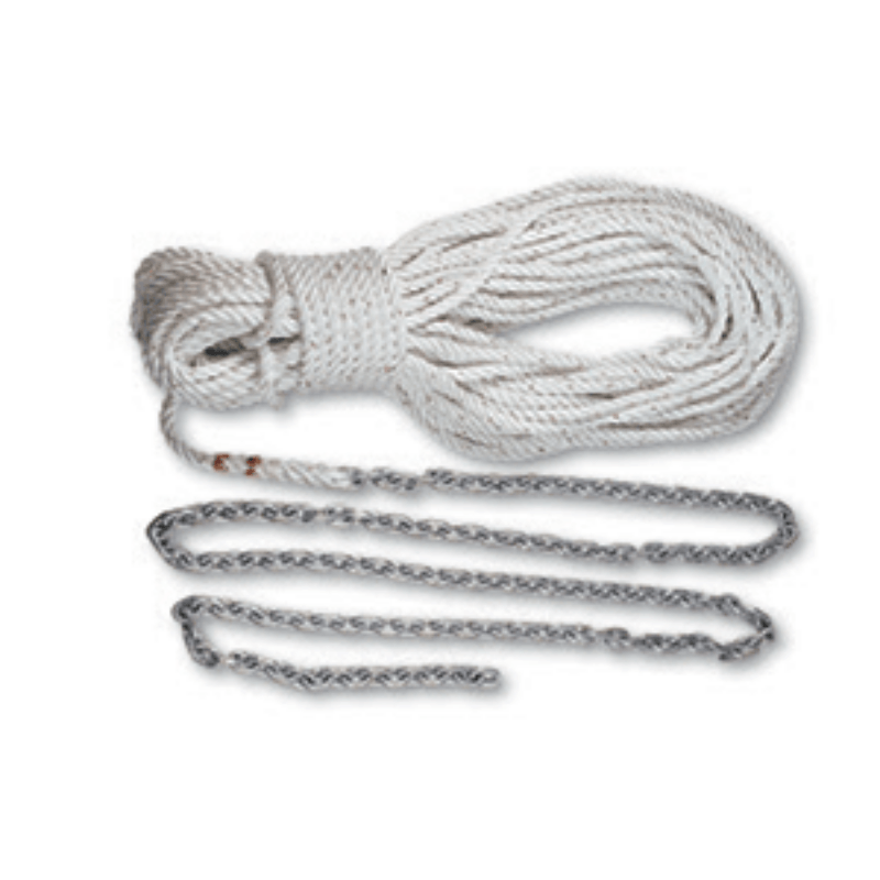 Lewmar Premium Anchor Rode 215' - 15' of 1/4" Chain & 200' of 1/2" Rope w/Shackle - HM15HT200PX - CW94283 - Avanquil