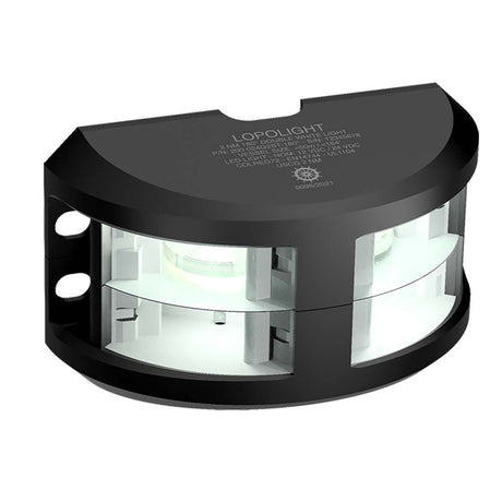 Lopolight Series 200-024 - Double Stacked Navigation Light - 2NM - Vertical Mount - White - Black Housing - 200-024G2ST-B - CW89129 - Avanquil
