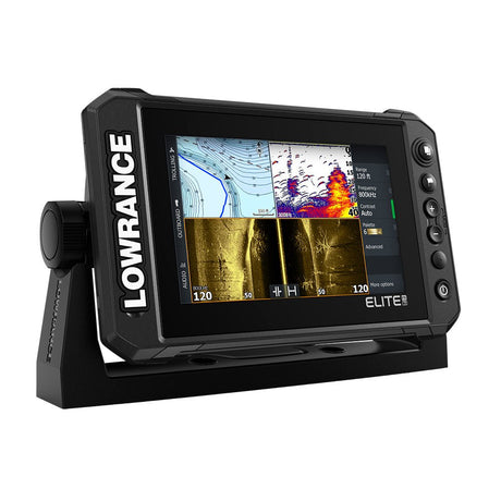 Lowrance Elite FS 7 Chartplotter/Fishfinder with HDI Transom Mount Transducer - 000-15696-001 - CW86348 - Avanquil