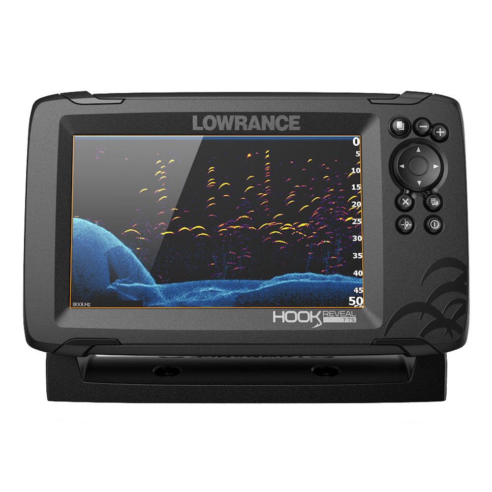 Lowrance HOOK Reveal 7 Chartplotter/Fishfinder w/TripleShot Transom Mount Transducer & US Inland Charts - 000-15513-001 - CW81389 - Avanquil