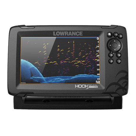 Lowrance HOOK Reveal 7 Combo w/50/200kHz HDI Transom Mount & C-MAP Contour™+ Card - 000-15855-001 - CW88013 - Avanquil