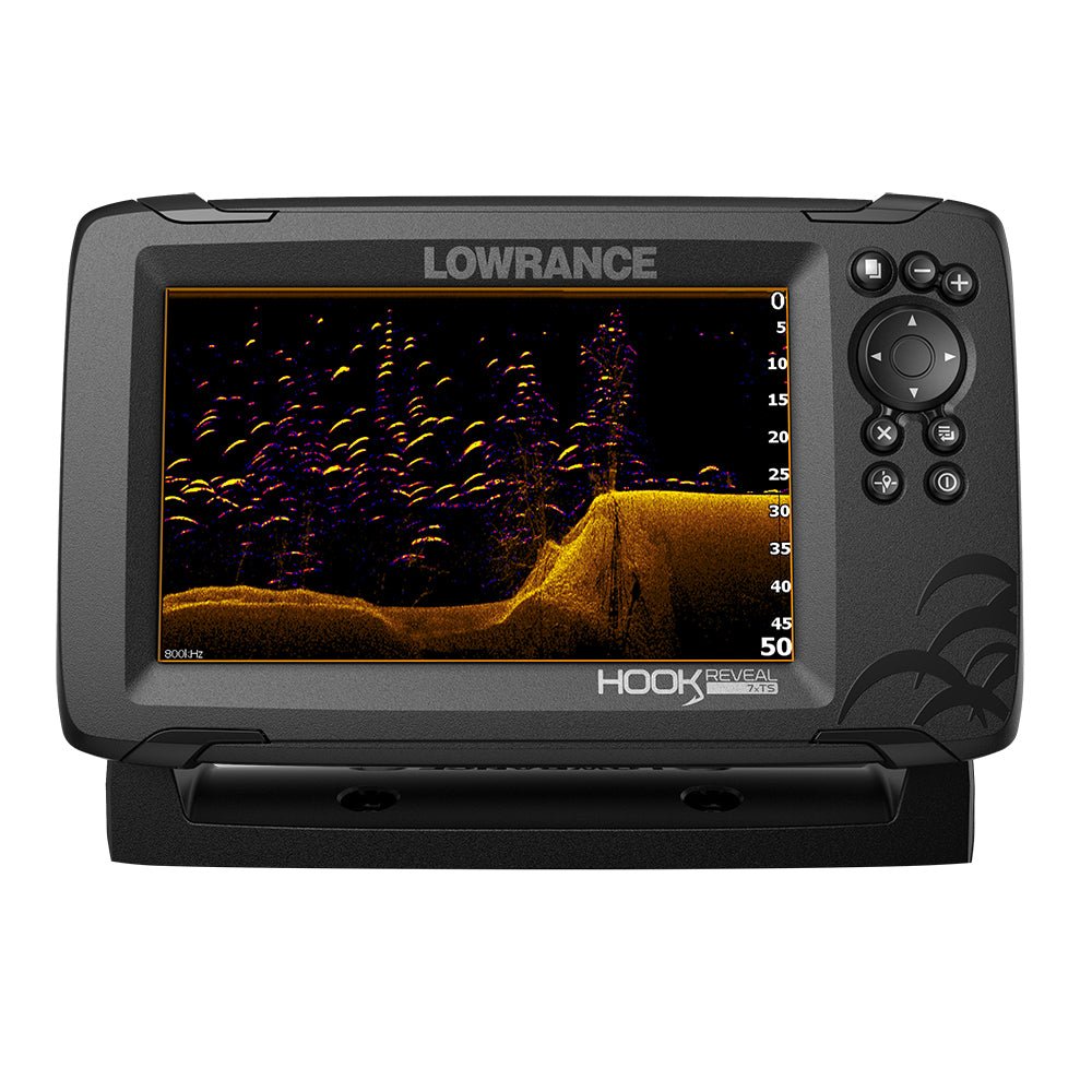 Lowrance HOOK Reveal 7x Fishfinder w/TripleShot Transom Mount Transducer - 000-15515-001 - CW81391 - Avanquil
