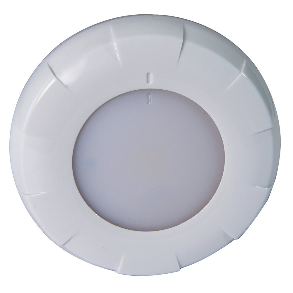 Lumitec Aurora LED Dome Light - White Finish - White/Red Dimming - 101076 - CW41057 - Avanquil