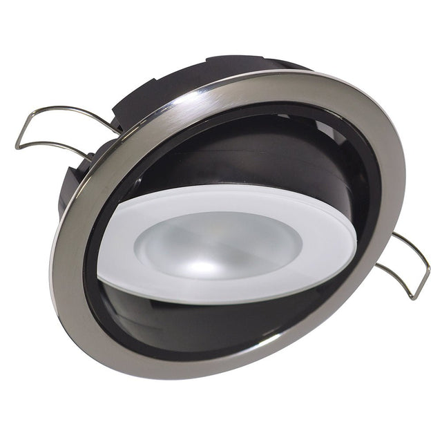 Lumitec Mirage Positionable Down Light - Spectrum RGBW Dimming - Polished Bezel - 115117 - CW64312 - Avanquil