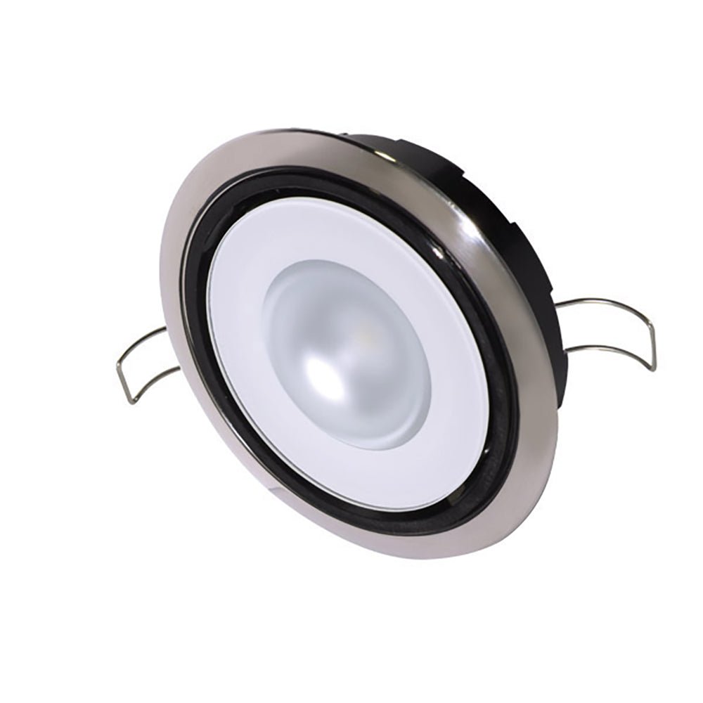 Lumitec Mirage Positionable Down Light - White Dimming, Red/Blue Non-Dimming - Polished Bezel - 115118 - CW64313 - Avanquil