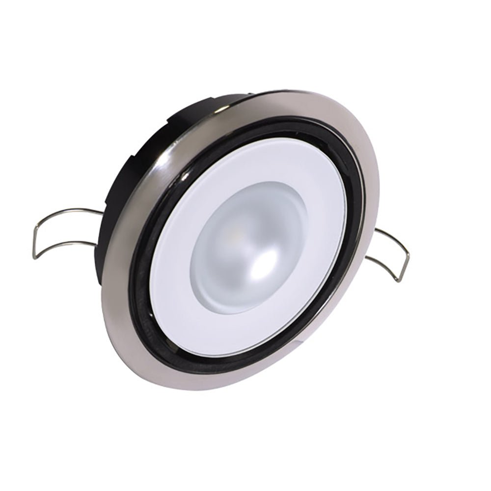 Lumitec Mirage Positionable Down Light - White Dimming, Red/Blue Non-Dimming - Polished Bezel - 115118 - CW64313 - Avanquil