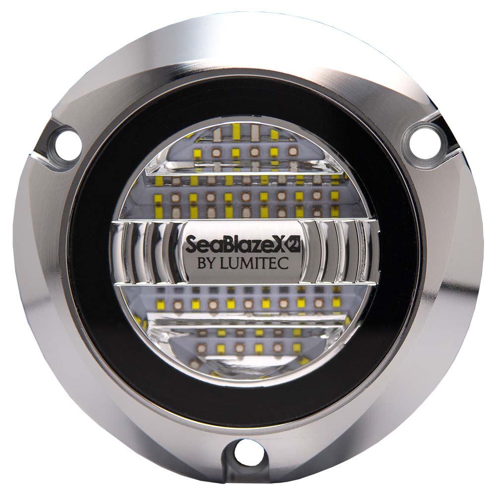 Lumitec Seablaze X2 Spectrum Underwater Light RGBW Polished Housing - 101591 - CW92799 - Avanquil