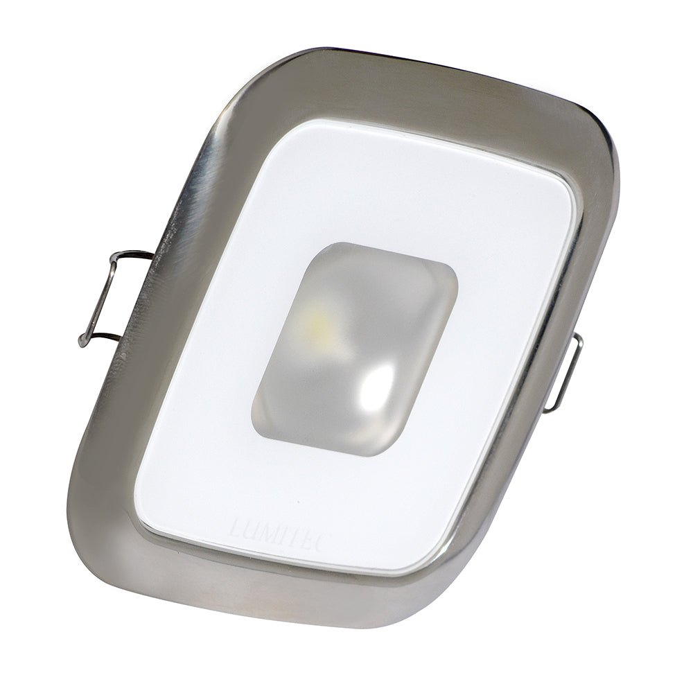 Lumitec Square Mirage Down Light - White - Polished Bezel - 116113 - CW64318 - Avanquil