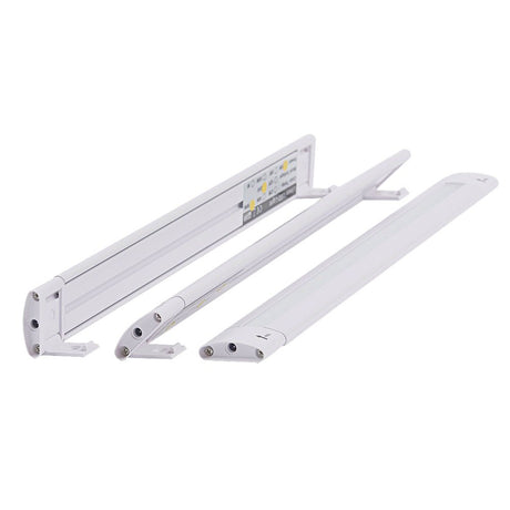 Lunasea Adjustable Linear LED Light w/Built-In Dimmer - 12" Length, 12VDC, Warm White w/ Switch - LLB-32KW-01-00 - CW74318 - Avanquil