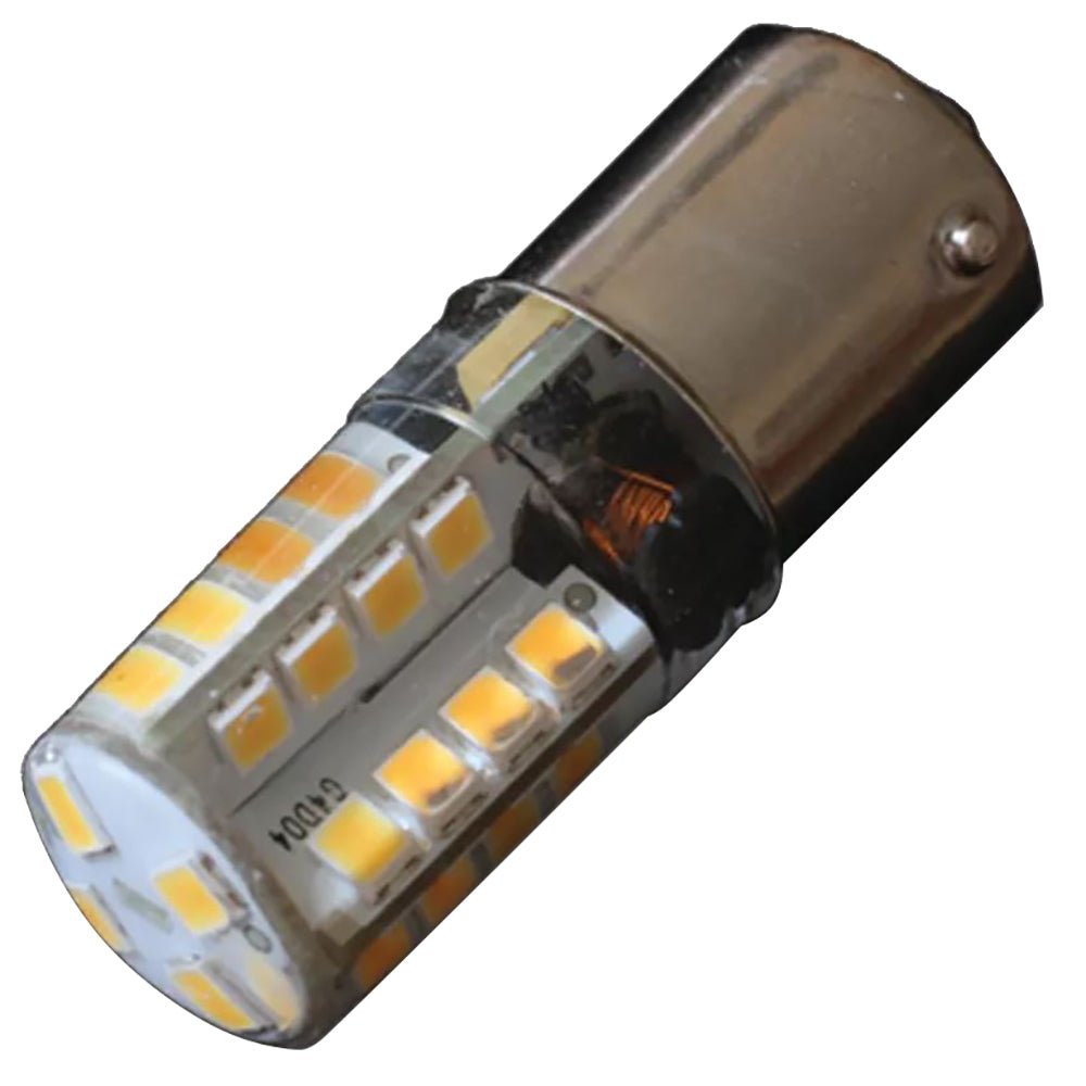 Lunasea BA15S Silicone Encapsulated LED Light Bulb - 10-30 VDC - 220 Lumen - Cool White - LLB-22KC-21-00 - CW80248 - Avanquil