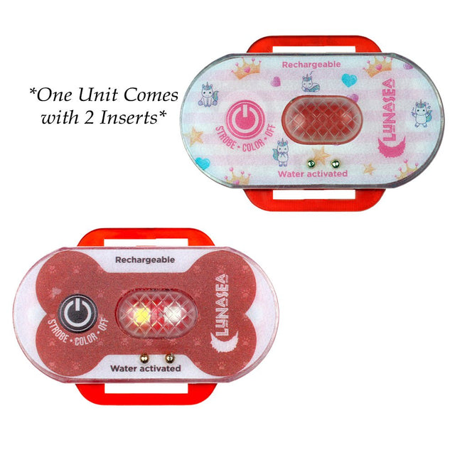 Lunasea Child/Pet Safety Water Activated Strobe Light - Red Case - LLB-70RB-E0-00 - CW88735 - Avanquil
