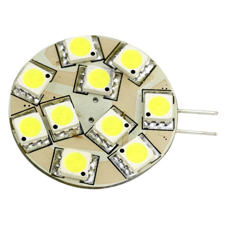 Lunasea G4 12 LED Side Pin Light Bulb - 12VAC or 10-30VDC 2W/140 Lumens - Warm White - LLB-21TW-21-00 - CW48715 - Avanquil