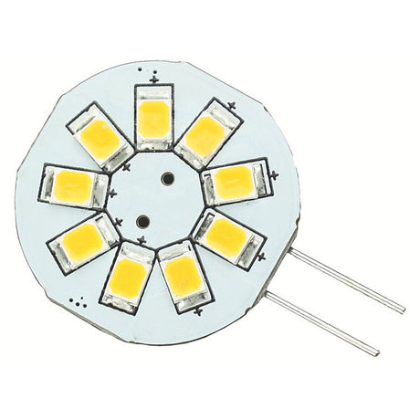 Lunasea G4 8 LED Side Pin Light Bulb - 12VAC or 10-30VDC/1.2W/123 Lumens - Warm White - LLB-216W-21-00 - CW48717 - Avanquil