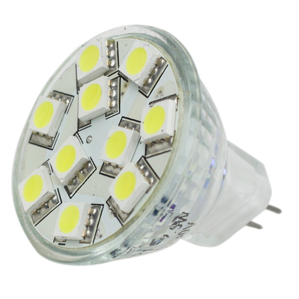 Lunasea MR11 10 LED Light Bulb - Cool White - LLB-11TD-61-00 - CW54506 - Avanquil