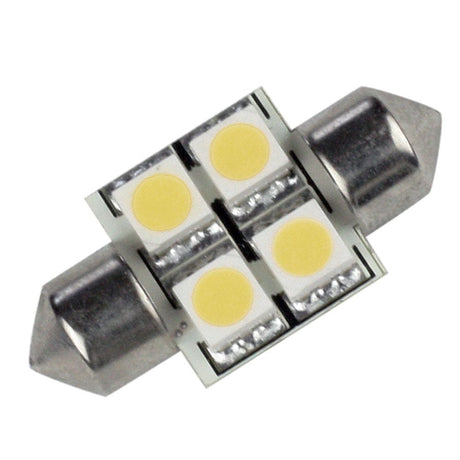 Lunasea Single-Sided 4 LED Festoon - 10-30VDC/0.7W/60 Lumens - Warm White - LLB-202W-21-00 - CW48722 - Avanquil