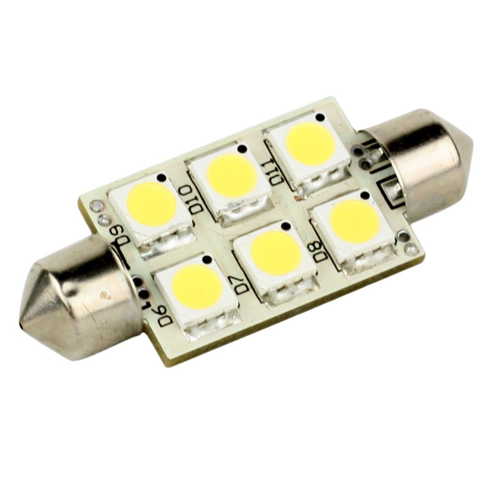 Lunasea Single-Sided 6 LED Festoon - 10-30VDC/1.5W/97 Lumens - Warm White - LLB-186W-21-00 - CW48721 - Avanquil