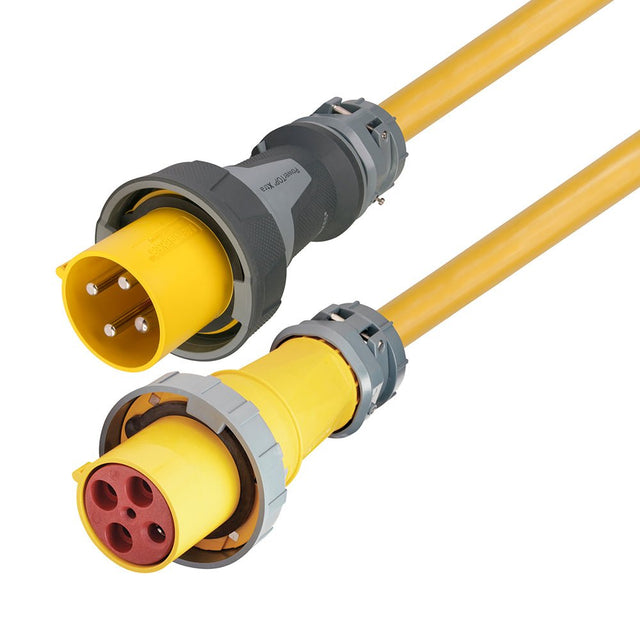 Marinco 100 Amp 125/250V 3-Pole, 4-Wire Shore Power Cordset - Neutral Wire - Female End - 75' - CS754 - CW75505 - Avanquil