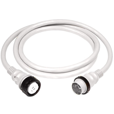 Marinco 50Amp 125/250V Shore Power Cable - 25' - White - 6152SPPW-25 - CW49226 - Avanquil