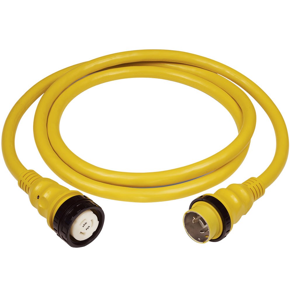 Marinco 50Amp 125/250V Shore Power Cable - 25' - Yellow - 6152SPP-25 - CW49225 - Avanquil