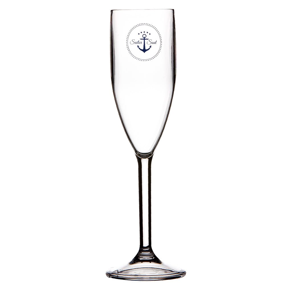 Marine Business Champagne Glass Set - SAILOR SOUL - Set of 6 - 14105C - CW89646 - Avanquil