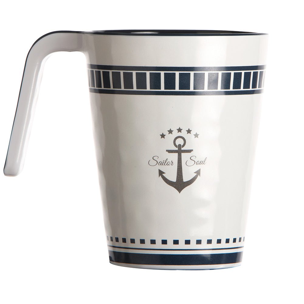 Marine Business Melamine Non-Slip Coffee Mug - SAILOR SOUL - Set of 6 - 14004C - CW89638 - Avanquil
