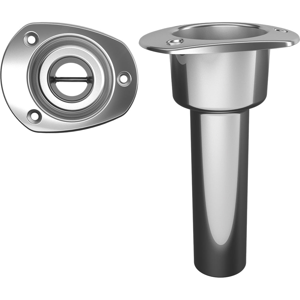 Mate Series Stainless Steel 0° Rod & Cup Holder - Open - Oval Top - C2000ND - CW72515 - Avanquil
