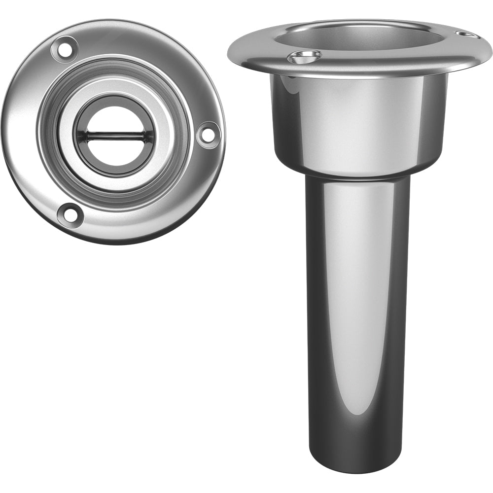 Mate Series Stainless Steel 0° Rod & Cup Holder - Open - Round Top - C1000ND - CW72506 - Avanquil