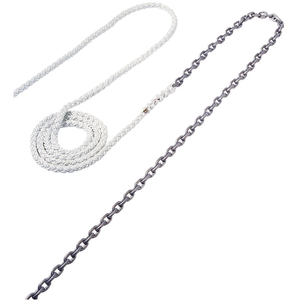 Maxwell Anchor Rode 15' 1/4" Chain to 300' 1/2" Nylon Brait - RODE47 - CW79558 - Avanquil