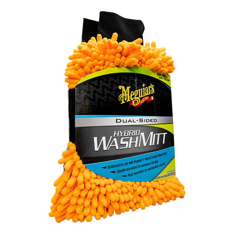 Meguiar's Hybrid Wash Mitt - Extremely Plush Microfiber Wash Mitt f/Gently Waxing While Washing - X210200 - CW91487 - Avanquil
