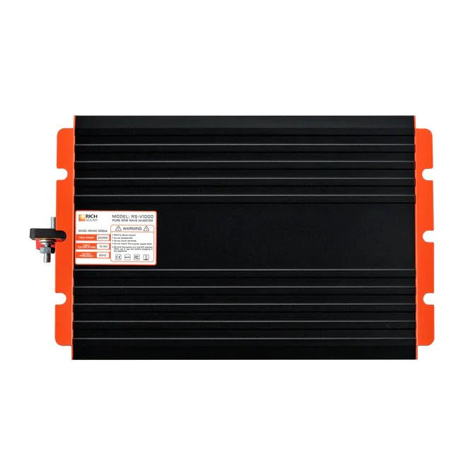 Rich Solar 1000 Watt 12 VDC Industrial Pure Sine Wave Inverter - RS-V1000 - Avanquil