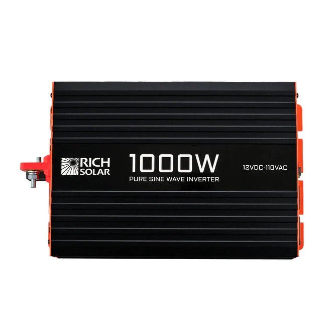 Rich Solar 1000 Watt 12 VDC Industrial Pure Sine Wave Inverter - RS-V1000 - Avanquil